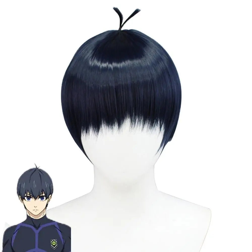 Chigiri Hyoma Cosplay Wig Bachira Meguru Hair Blue Lock costume wigs - Pajamasbuy