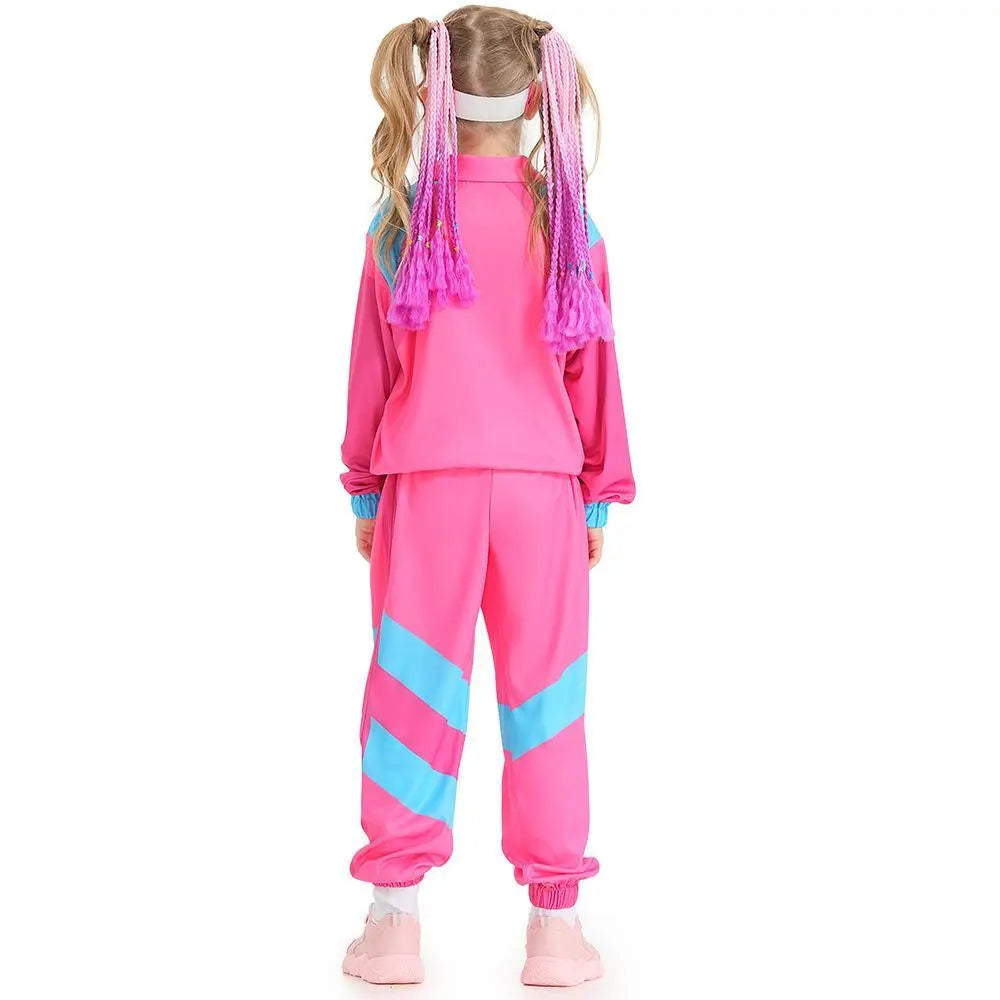 Disco 80S Costume Outfits Dance Set Hip Hop Modern Jazz Team Performance Kids - Pajamasbuy