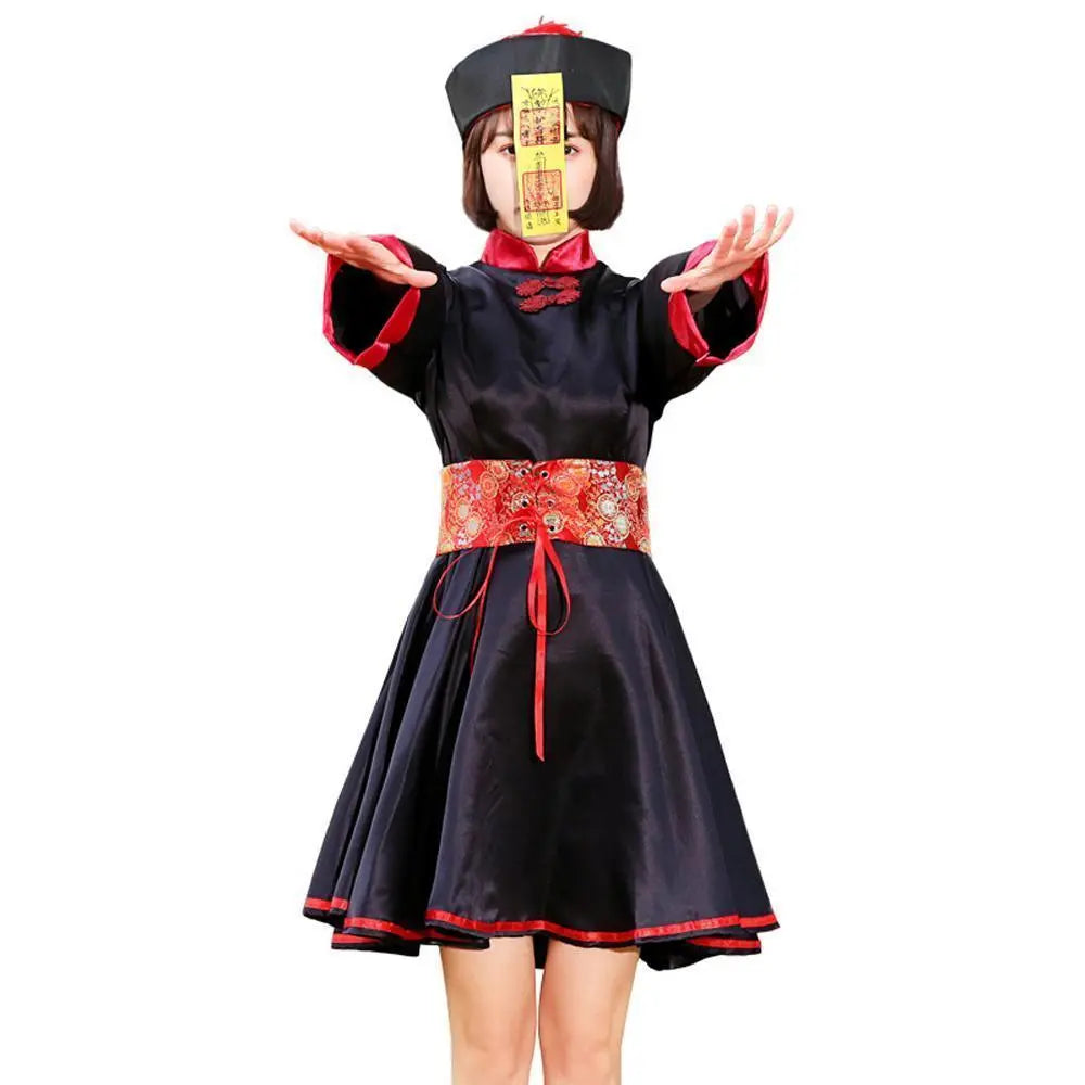 Halloween Qing Dynasty zombie cosplay costumes for Mom and Me - Pajamasbuy