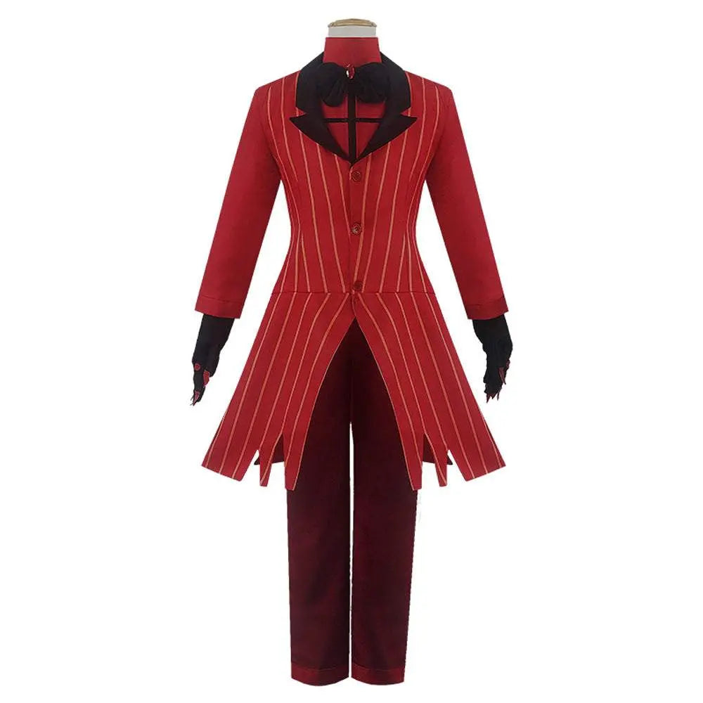 Hazbin Hotel Cosplay Costume Alastor Angel Dust Jacket Anime Halloween Suit Outfit Sets Dress Up For Adults - Pajamasbuy