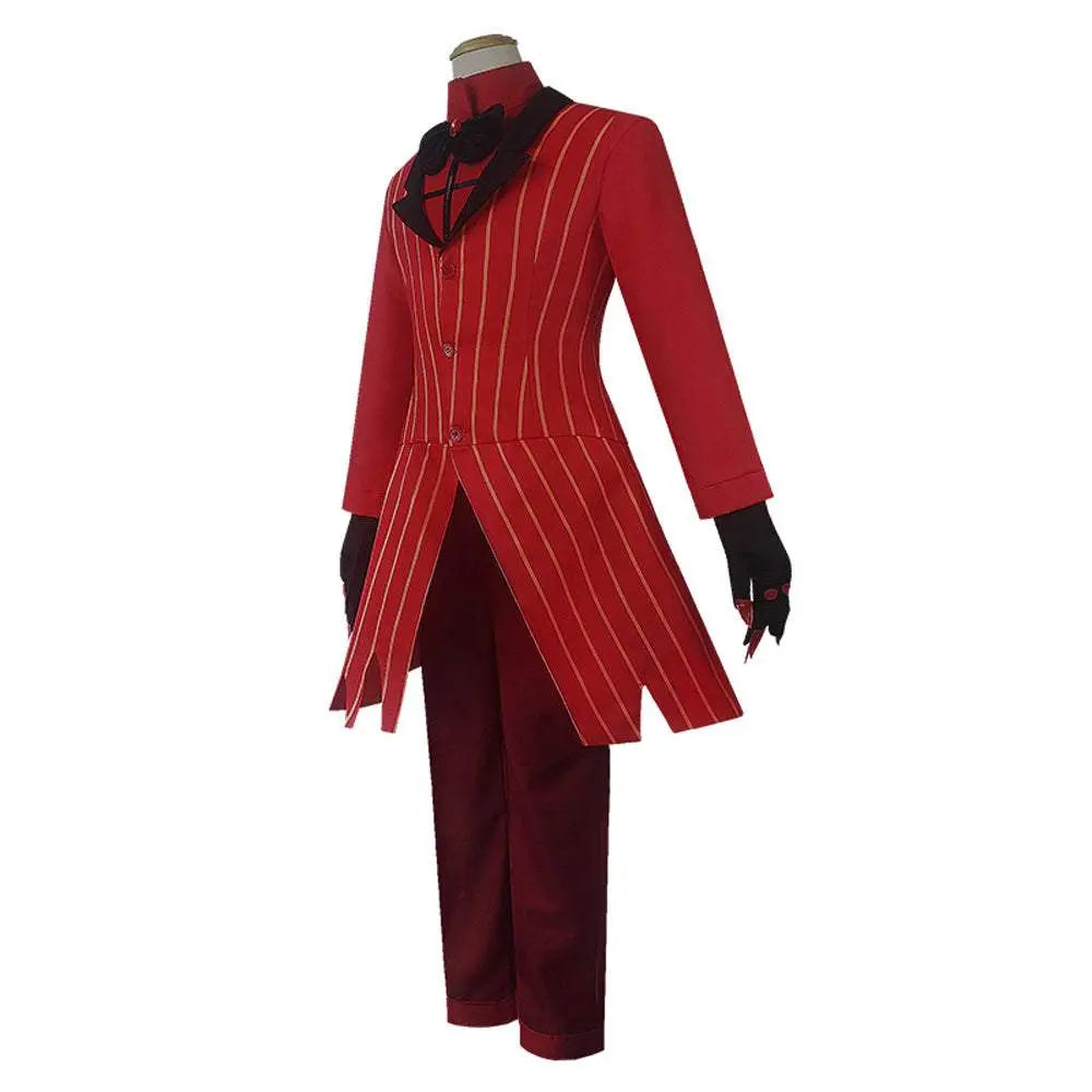 Hazbin Hotel Cosplay Costume Alastor Angel Dust Jacket Anime Halloween Suit Outfit Sets Dress Up For Adults - Pajamasbuy