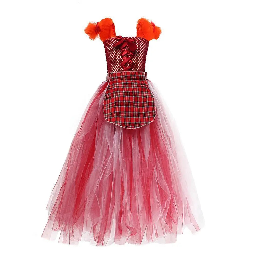 Hocus Pocus Sanderson Winifred Sarah Mary Costume sisters Tutu Dress for kids Girl Halloween Party Gift - Pajamasbuy