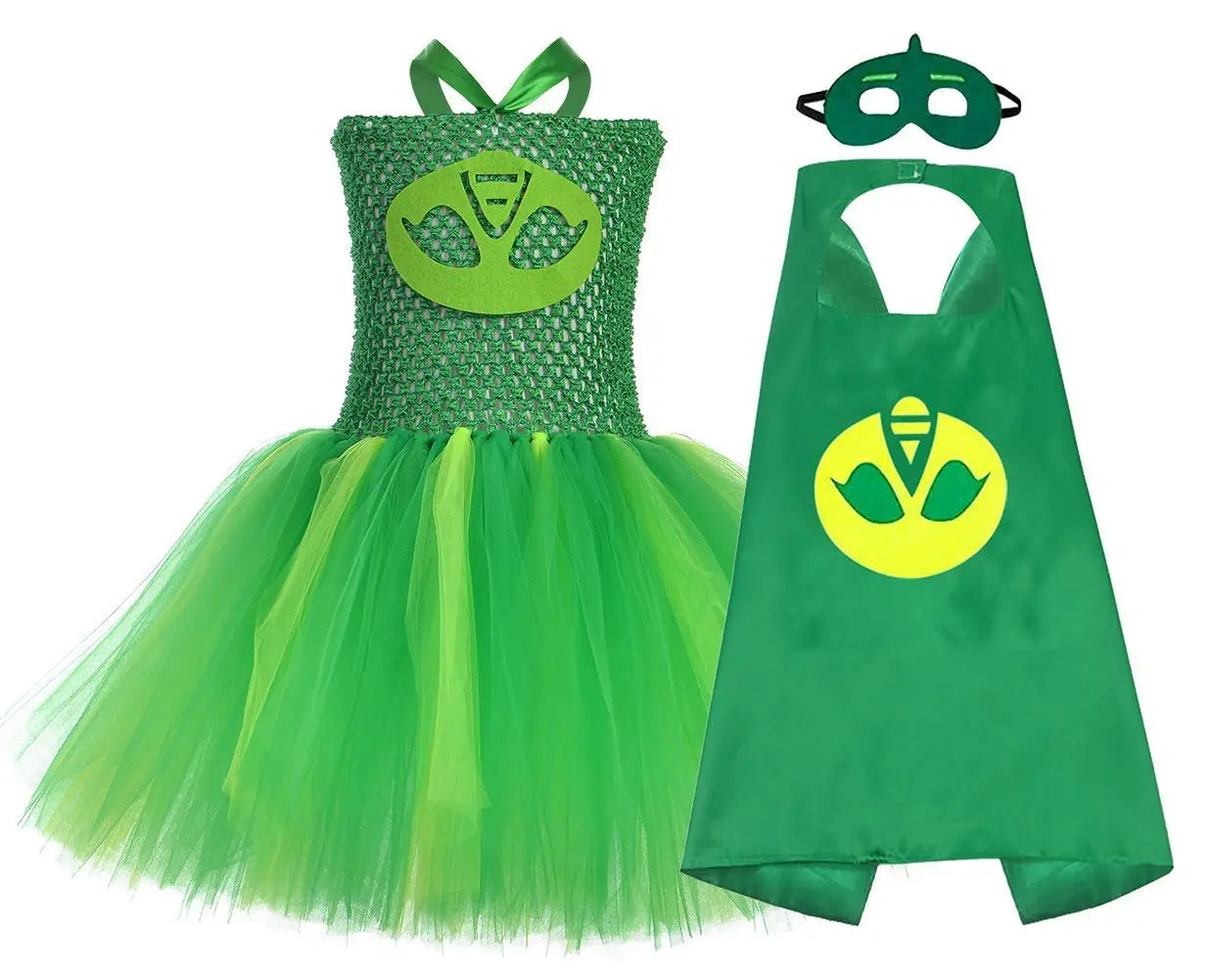 PJ Masks Superhero Cosplay Costumes Halloween Tutu Dress Suits - Pajamasbuy