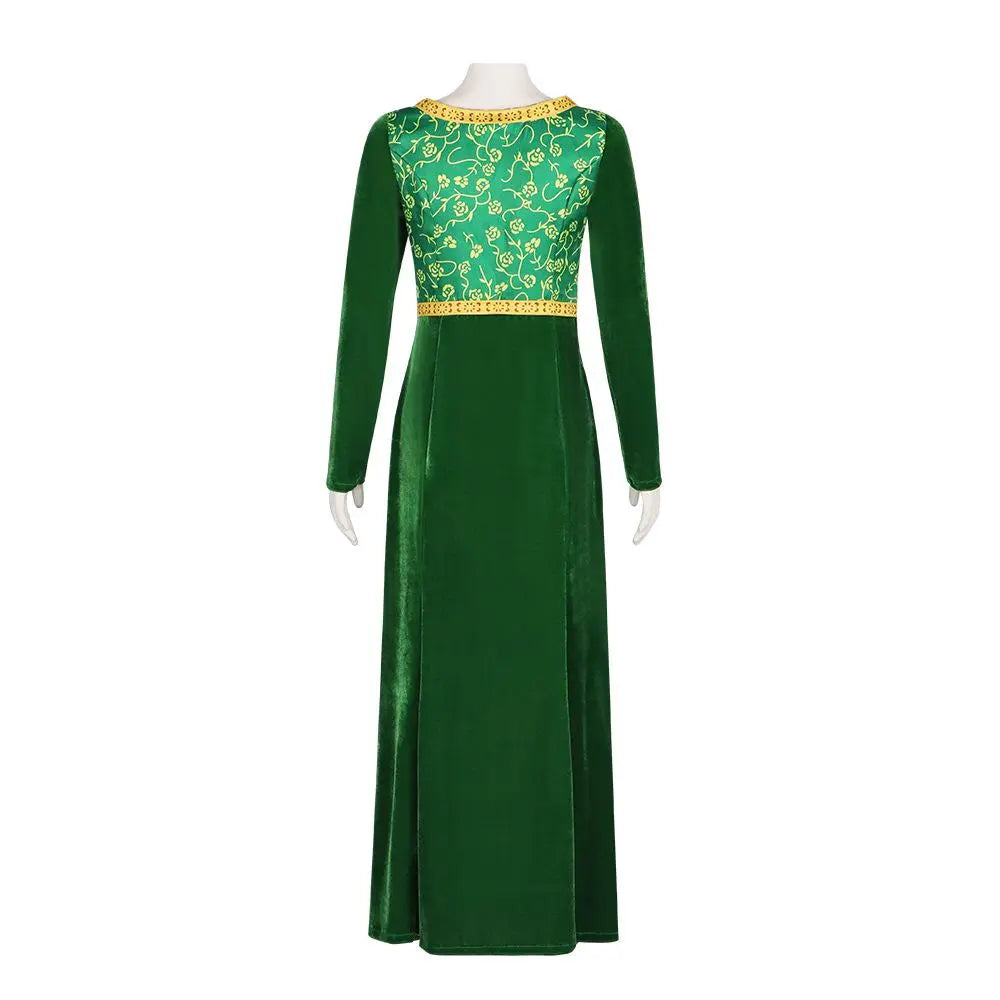 Shrek - Fiona Princess Dress Outfits Cosplay Costume Halloween Carnival Suit - Pajamasbuy