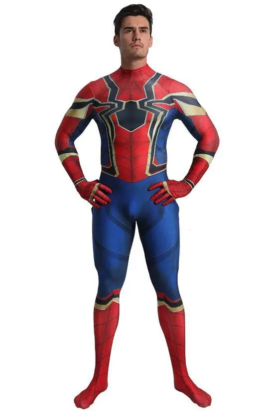 Spider - man Peter B Parker Halloween Party Cosplay Costume Zentai Jumpsuit - Pajamasbuy