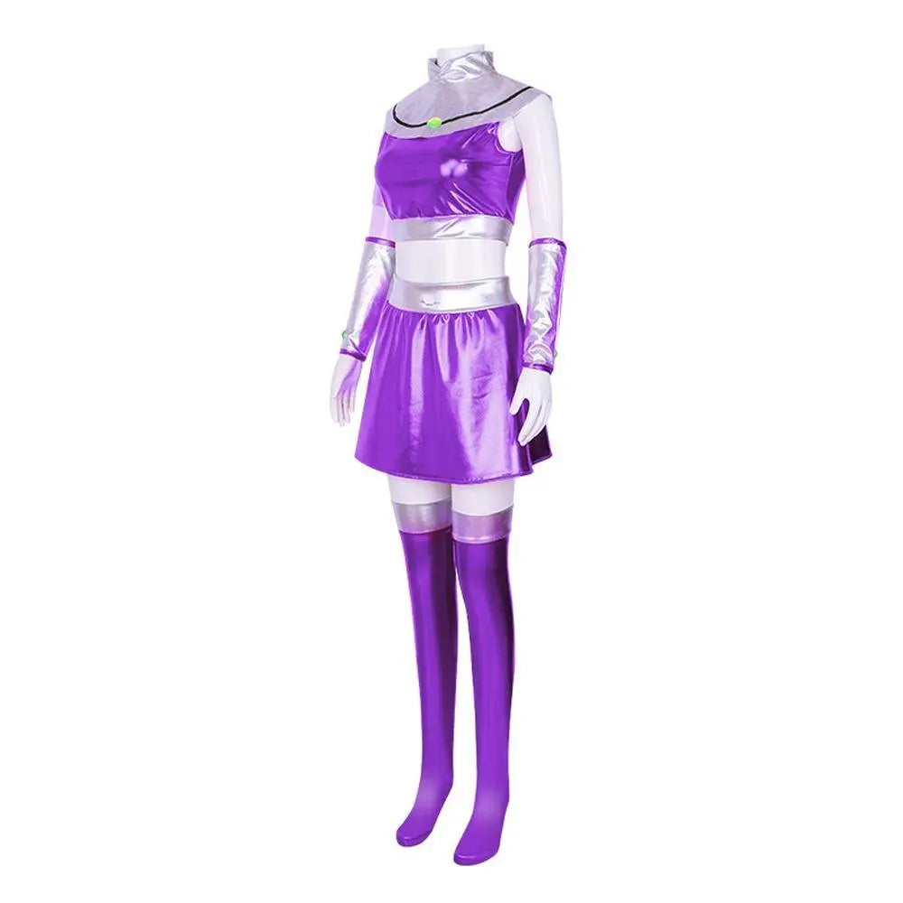 Teen Titans Cosplay Costume Princess Koriand'r Anime Suit Outfit Sets Up For Adults - Pajamasbuy