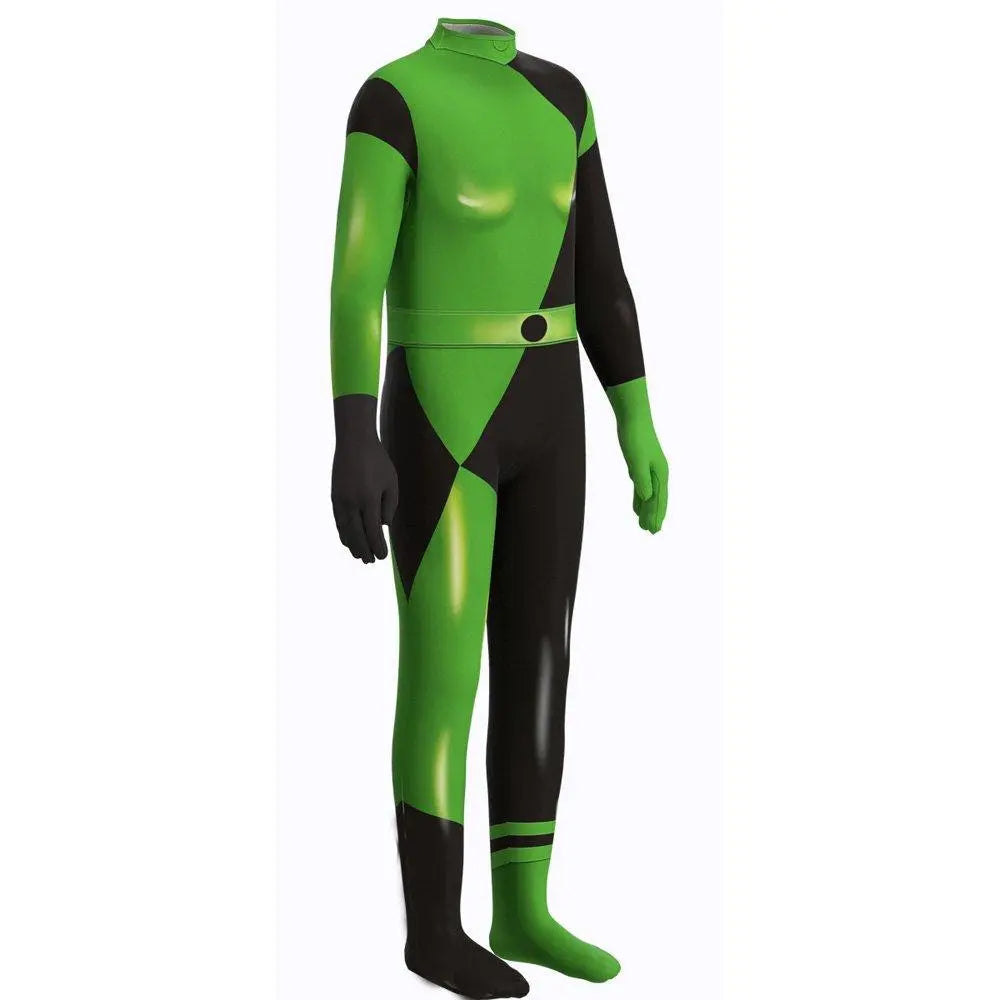 The Adventures of Kid Danger Costume Kim Possible Shego Superhero Halloween Jumpsuit - Pajamasbuy
