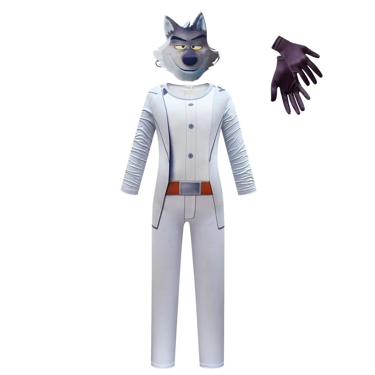 The Bad Guys Wolf Cosplay Costumes Jumpsuit Romper Halloween Outfit Dress For Kids Boys - Pajamasbuy