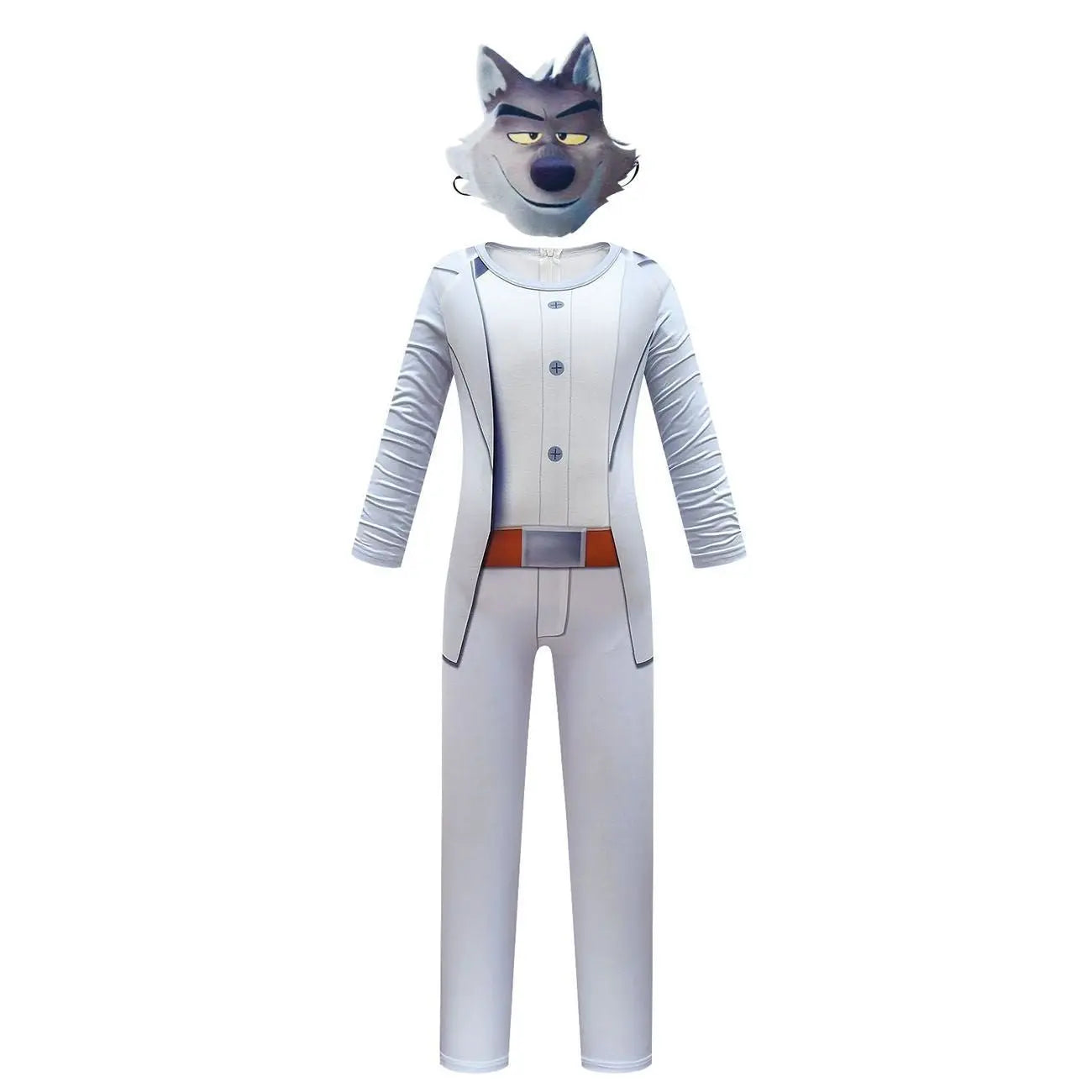 The Bad Guys Wolf Cosplay Costumes Jumpsuit Romper Halloween Outfit Dress For Kids Boys - Pajamasbuy