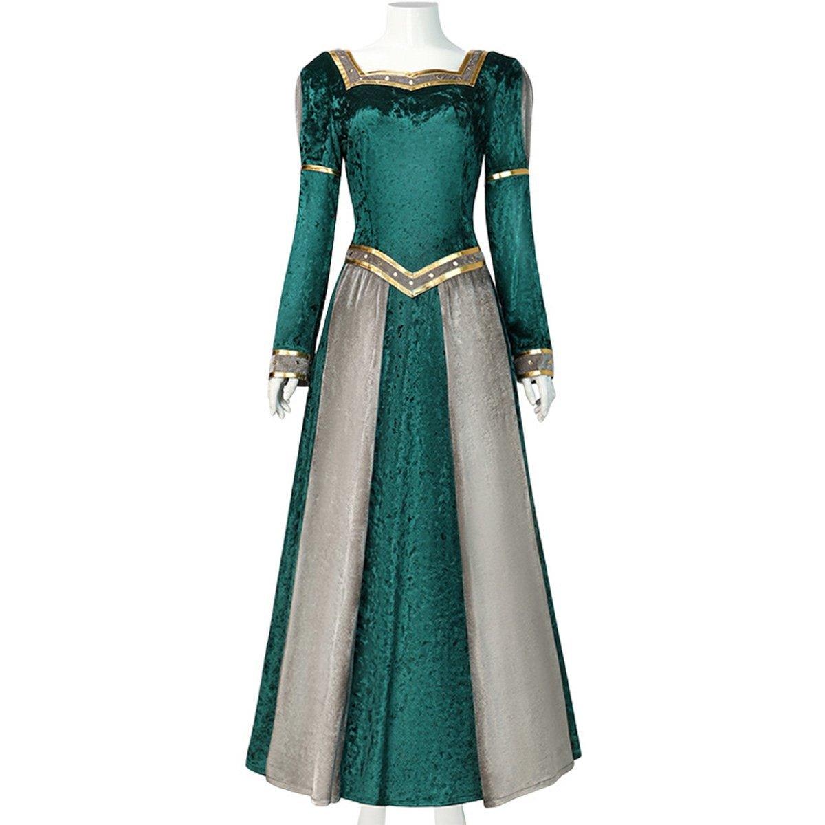 Anime Movie Shrek Princess Fiona Dress Halloween Carnival Suit Cosplay Costume For Adults - Pajamasbuy