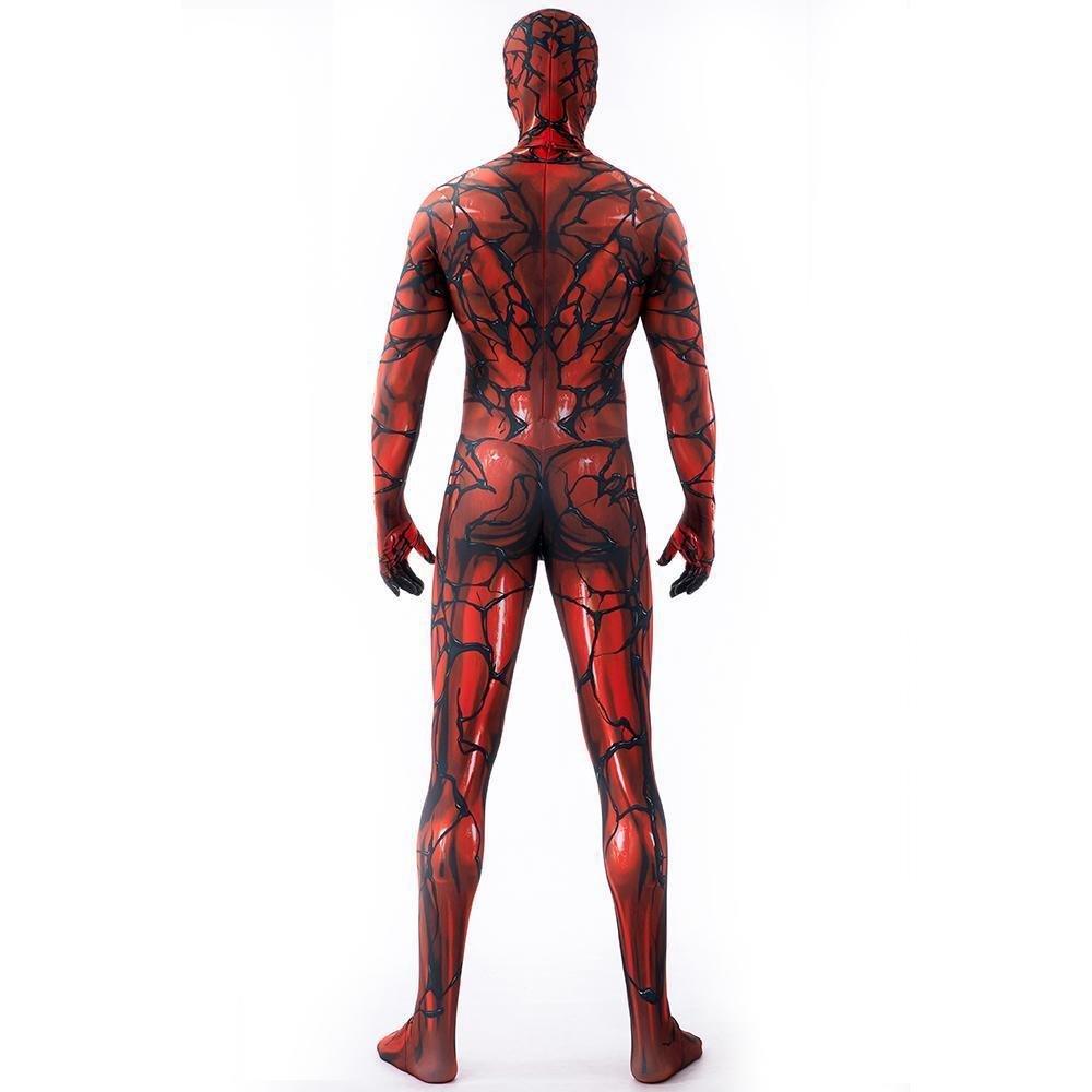 Carnage Red Rubies Venom Spider - Man Costume Cosplay Jumpsuit Superhero Bodysuit Halloween Suit Zentai For Adult Kids - Pajamasbuy