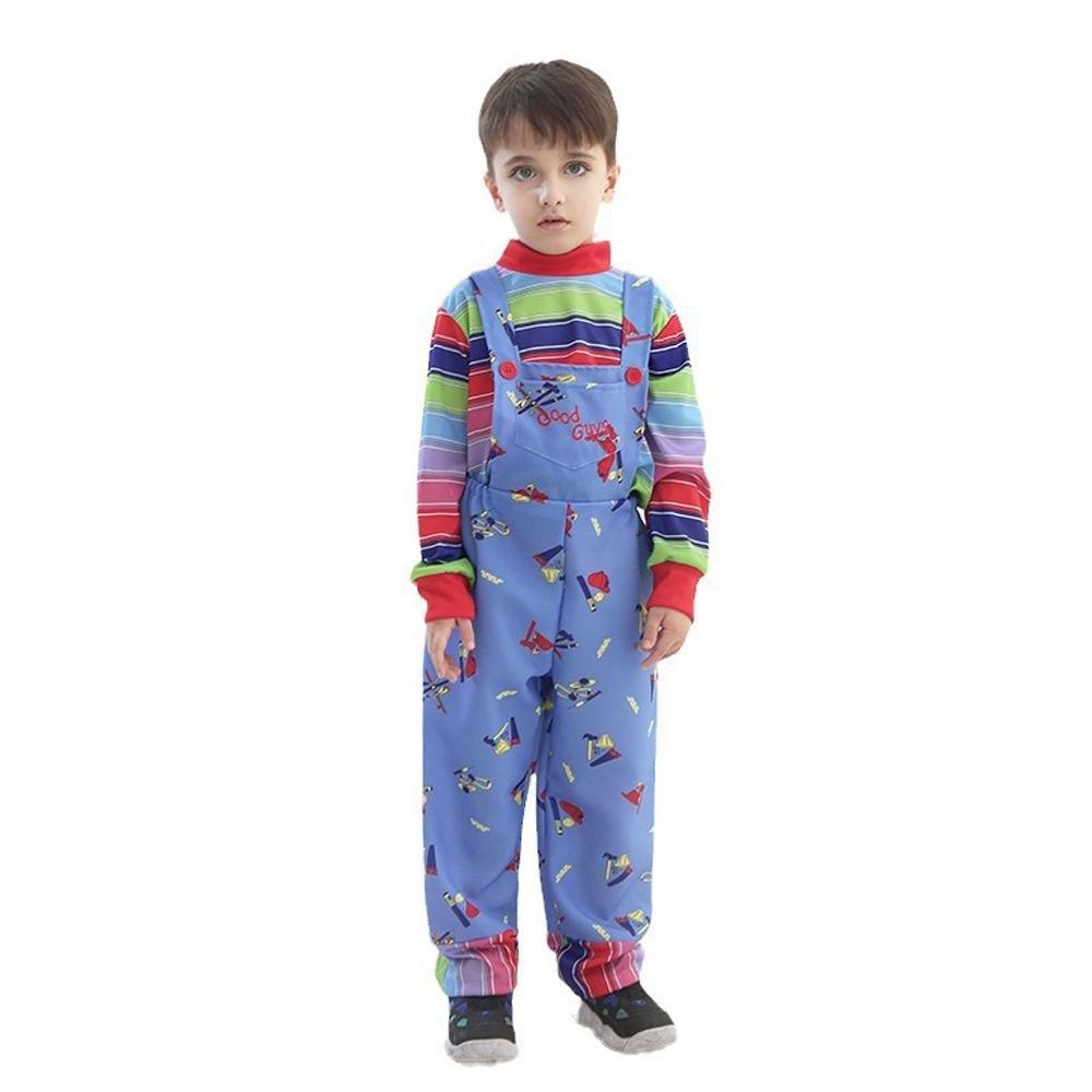 child's kids Chucky Costume Boy Jumpsuit Girls Dress stage Halloween - Pajamasbuy