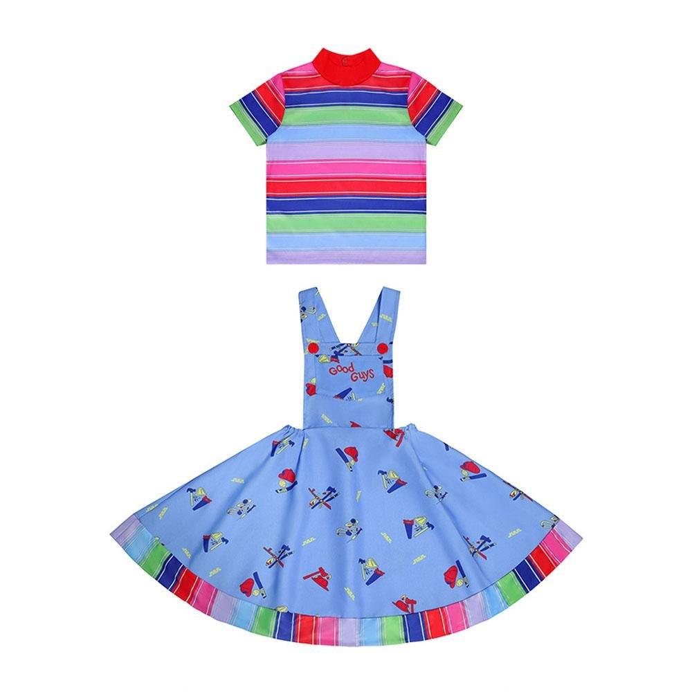 Chucky Season 2 Kids Dress Halloween Outfits Cosplay Costume - Pajamasbuy