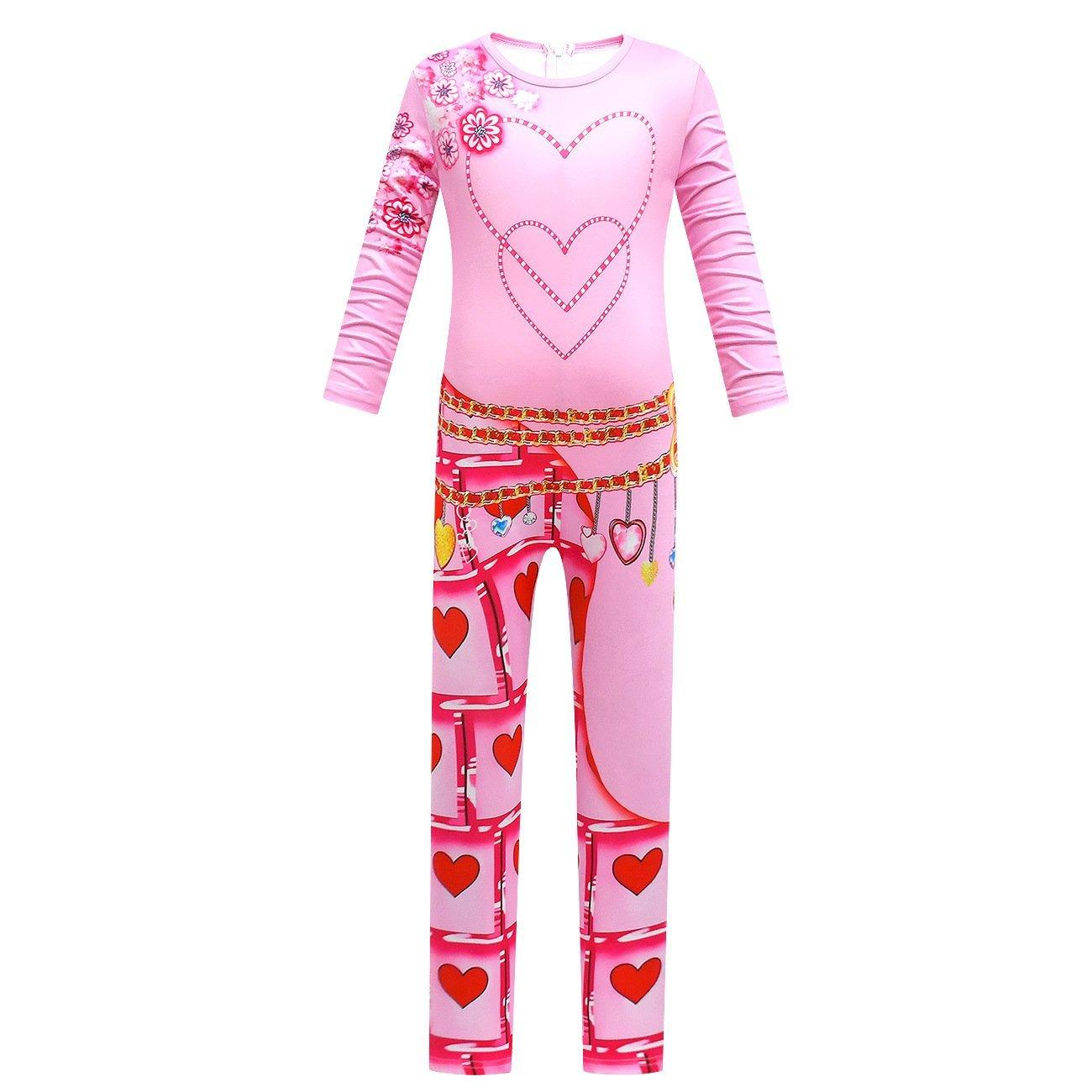 Descendants 3 Queen of Hearts Kigurumi Cosplay Costume Jumpsuit for Halloween - Pajamasbuy