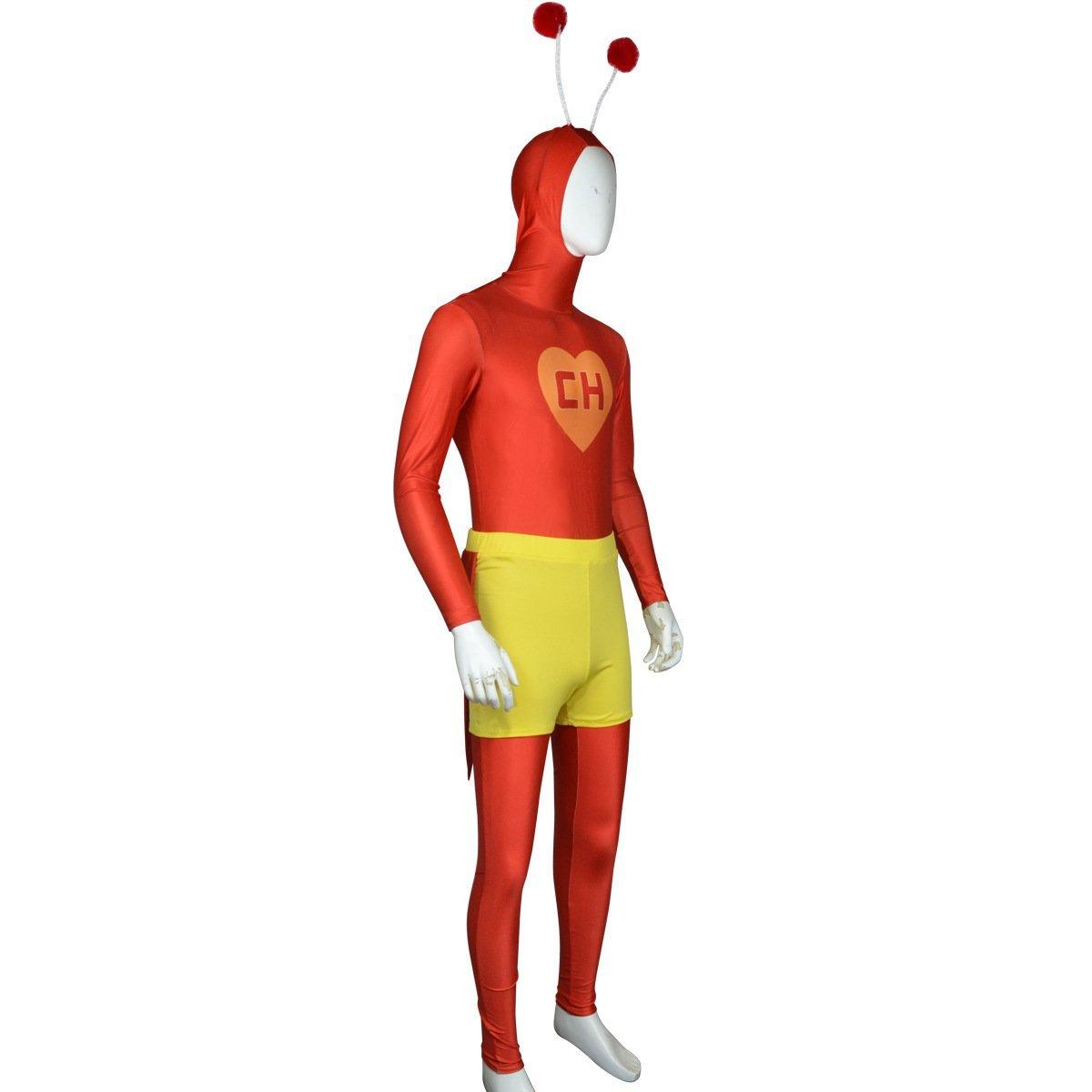 El Chapul?¡ìan Colorado Cosplay Costume Chespirito4 The Red Grasshopper - Pajamasbuy