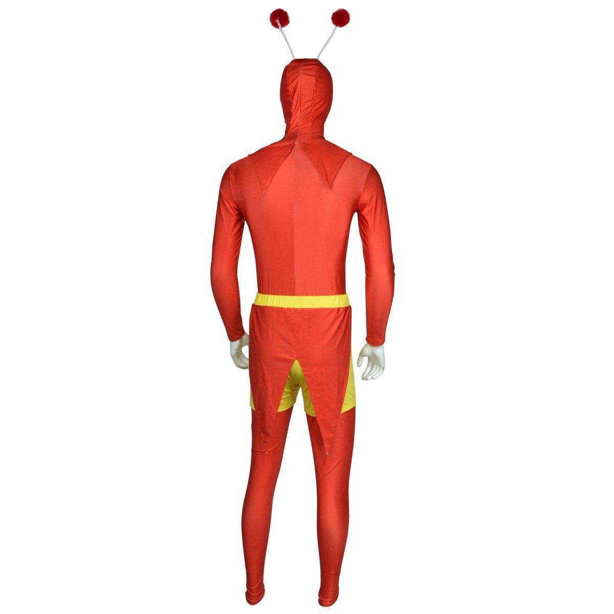 El Chapul?¡ìan Colorado Cosplay Costume Chespirito4 The Red Grasshopper - Pajamasbuy