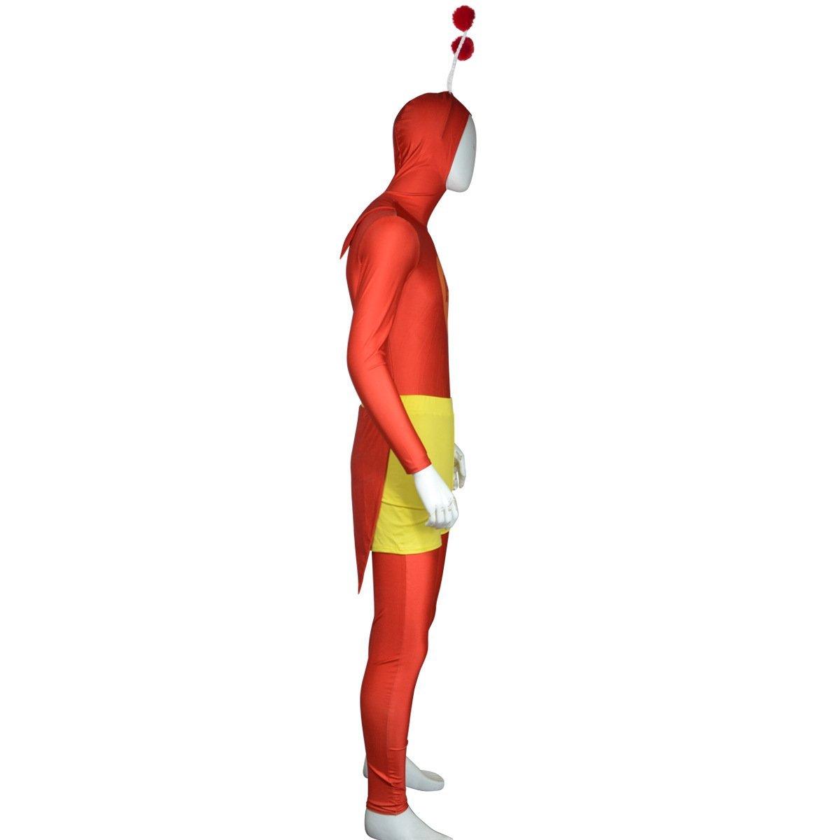 El Chapul?¡ìan Colorado Cosplay Costume Chespirito4 The Red Grasshopper - Pajamasbuy