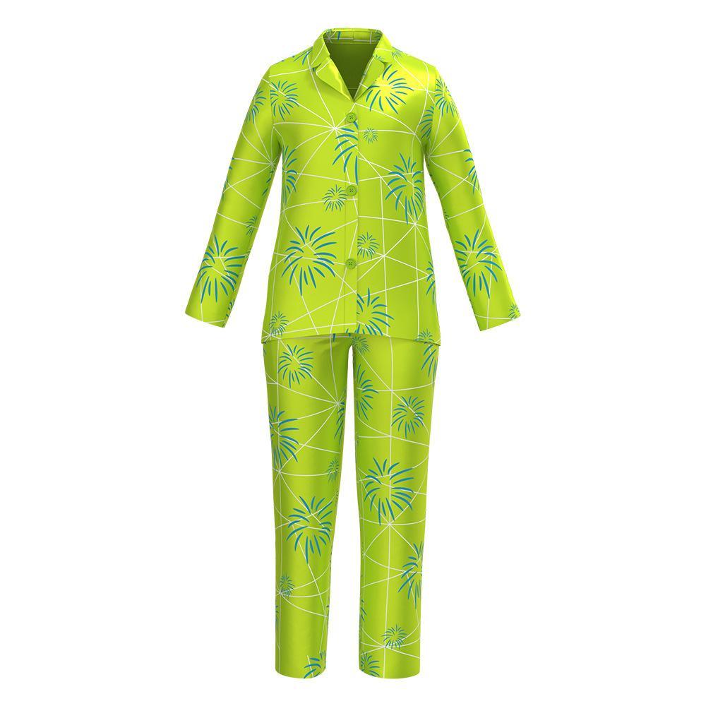 inside out 2 costumes Summer ice silk pajamas Home Wear - Pajamasbuy