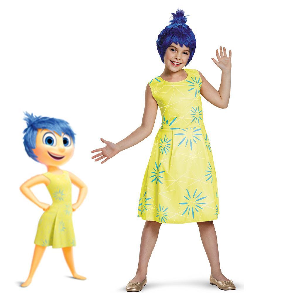 Inside Out 2 Joy Anger Fear Sadness Disgust cosplay costumes dress for the Halloween stage show - Pajamasbuy