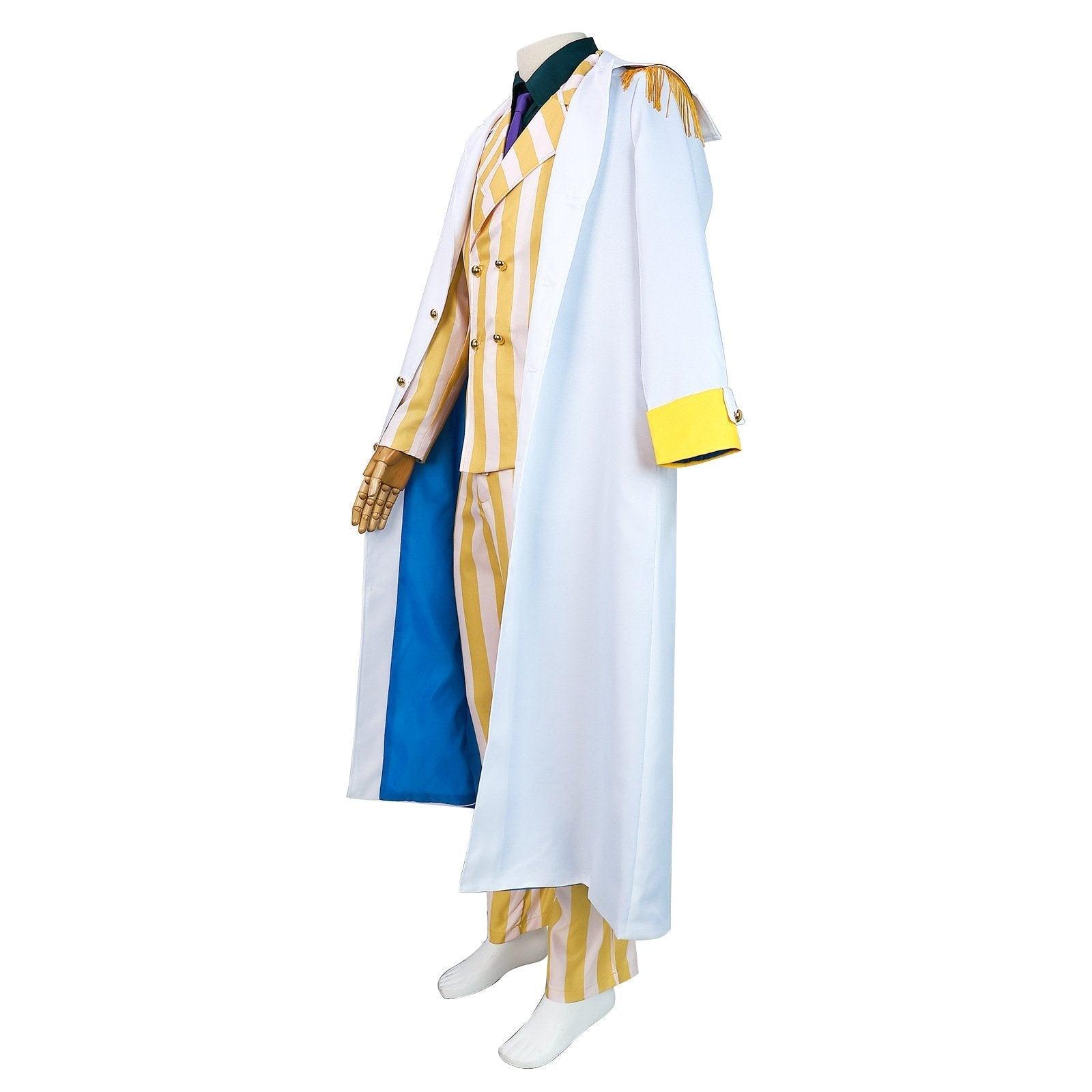 One Piece Wano Country Kizaru Costume Party Carnival Cosplay Full Set - Pajamasbuy
