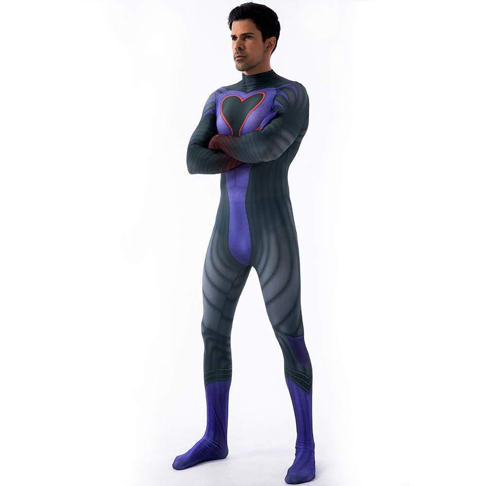 Replica Riku Costume Cosplay Halloween Jumpsuit Anime Tights Suit Zentai For Adult Kids - Pajamasbuy