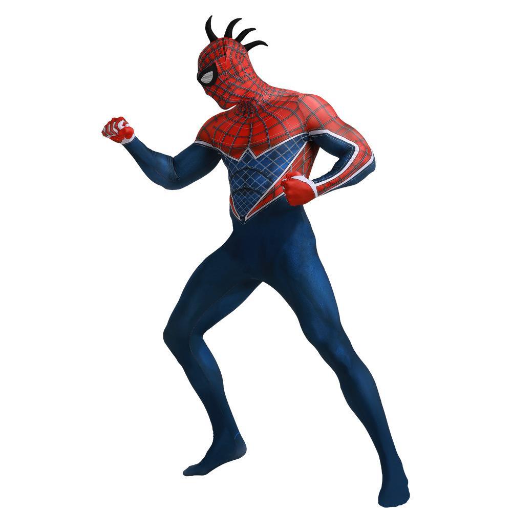 Spider - Man Punk Hobart Brown Cosplay Costume Jumpsuit Across the Spider - Verse Edition - Pajamasbuy