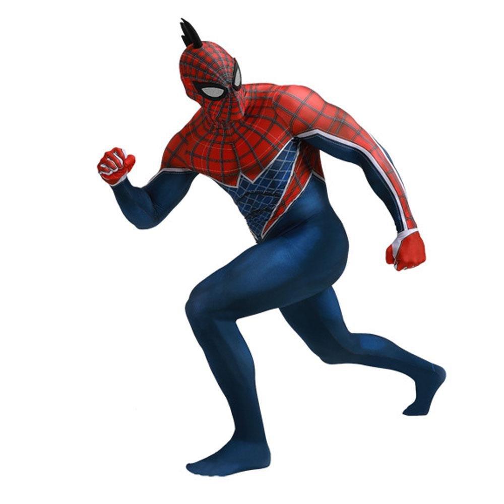Spider - Man Punk Hobart Brown Cosplay Costume Jumpsuit Across the Spider - Verse Edition - Pajamasbuy