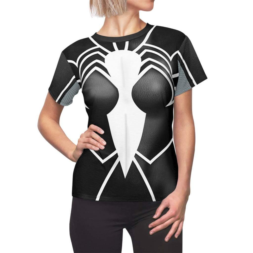 Spider - Woman Women's Short sleeve Shirt Madame Web Costume SuperHero Outfit - Pajamasbuy