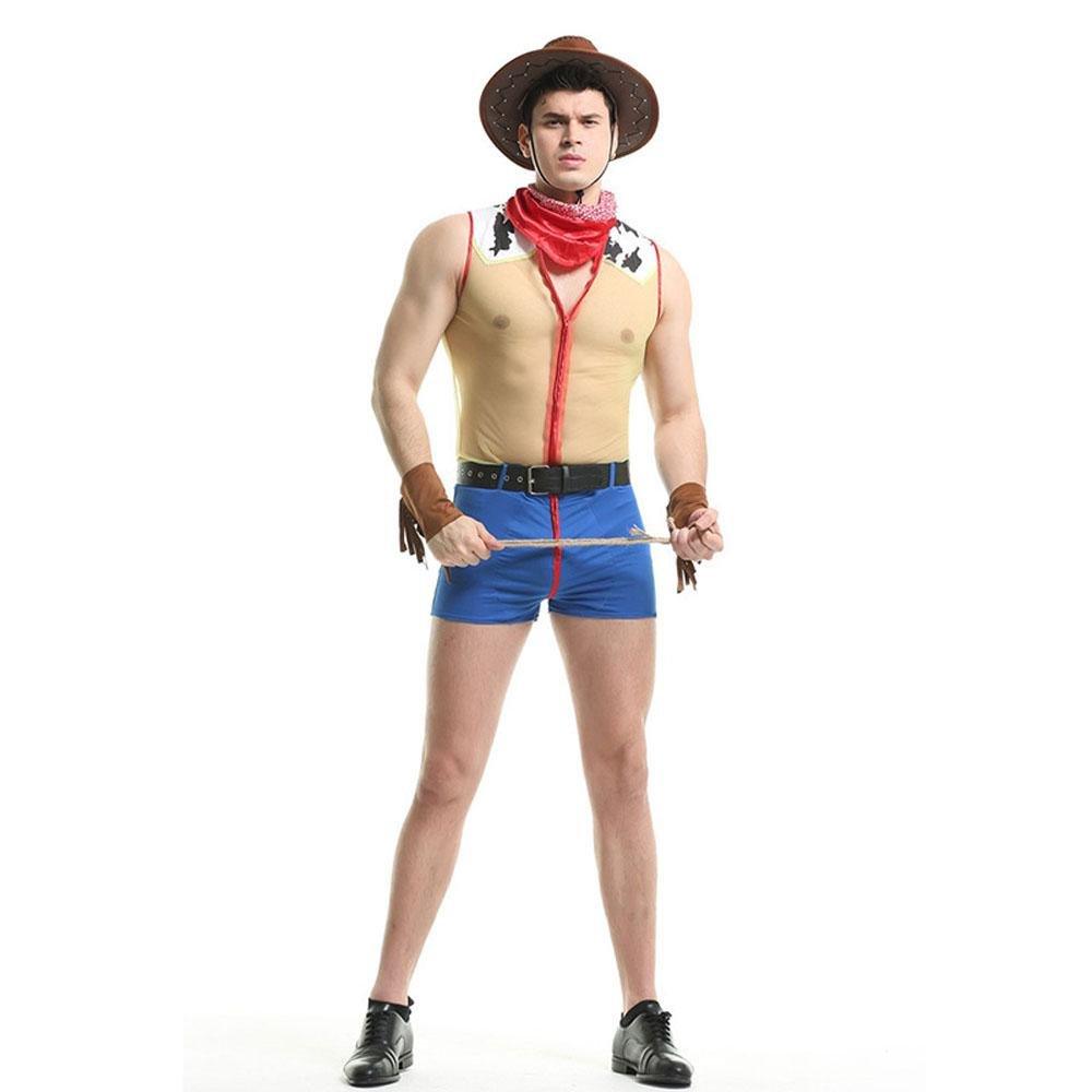 Stag Do Party Fancy Dress Costume Sheriff Woody Night Club For Men - Pajamasbuy