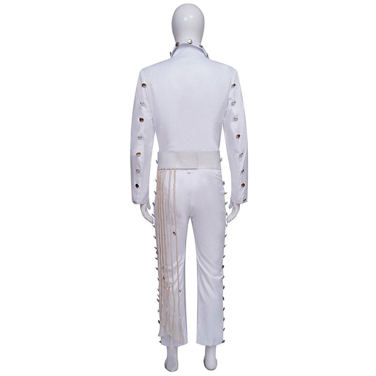 BuyWhite Elvis Presley Halloween Carnival Suit Cosplay Costume For Adults Now Cheaper With 3 - 5 Days Ship - PajamasBuy