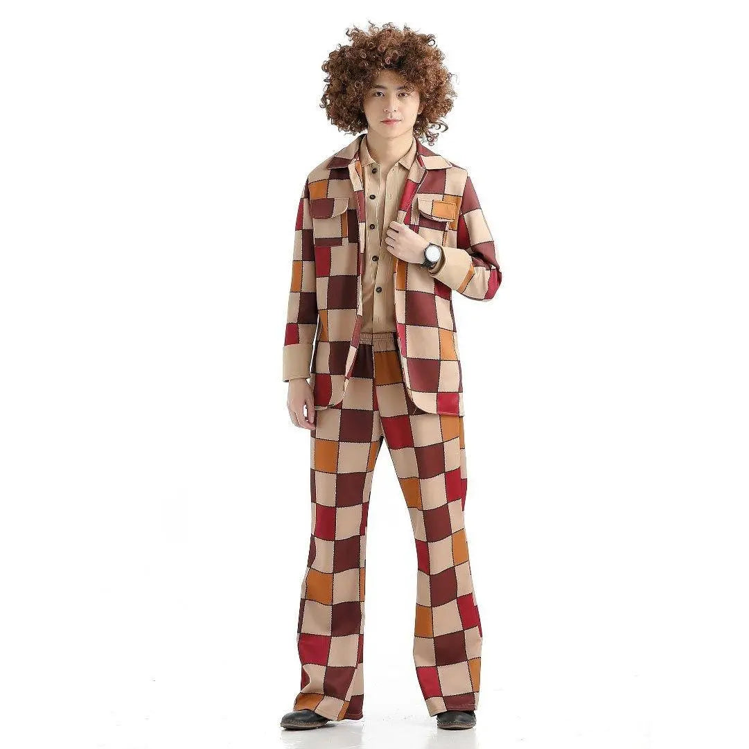1920s Disco Stage Masquerade Fancy Dress Costumes Halloween For Women Men Leisure Suit - Pajamasbuy