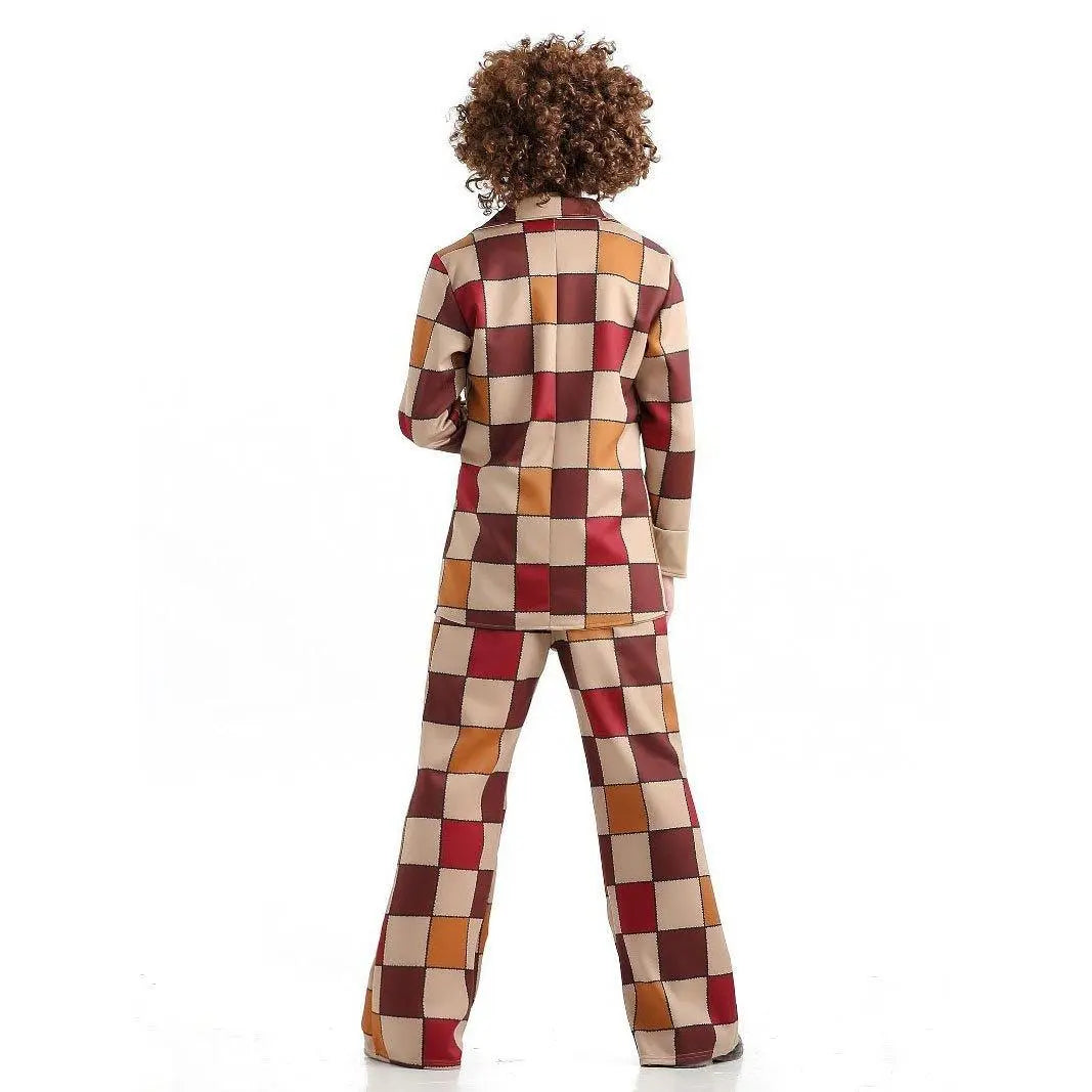 1920s Disco Stage Masquerade Fancy Dress Costumes Halloween For Women Men Leisure Suit - Pajamasbuy
