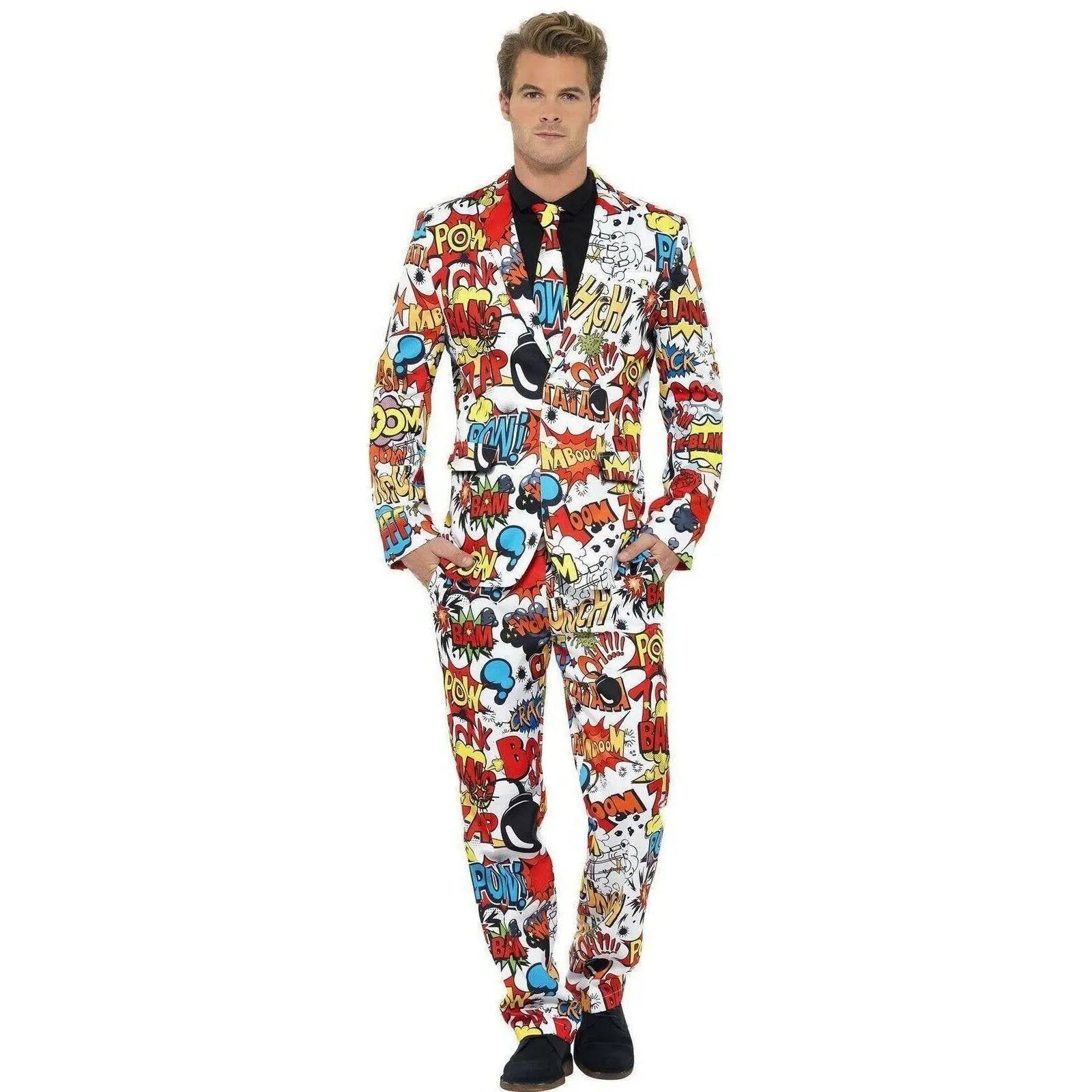 1980s Love Flower Print Suit 80s Costumes Cosplay Party Carnival|?PajmasBuy