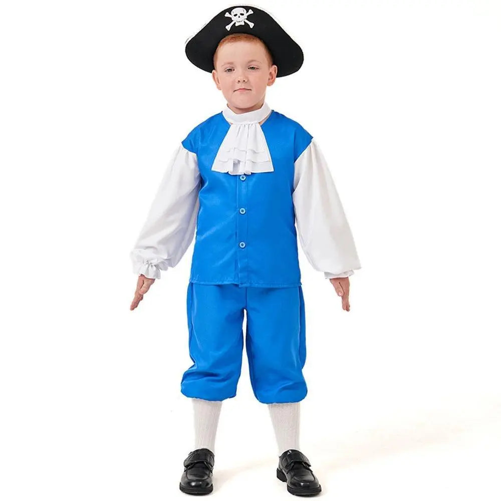 Boy Pirate Outfit Vintage Cosplay Costume Carnival Halloween For Kids - Pajamasbuy