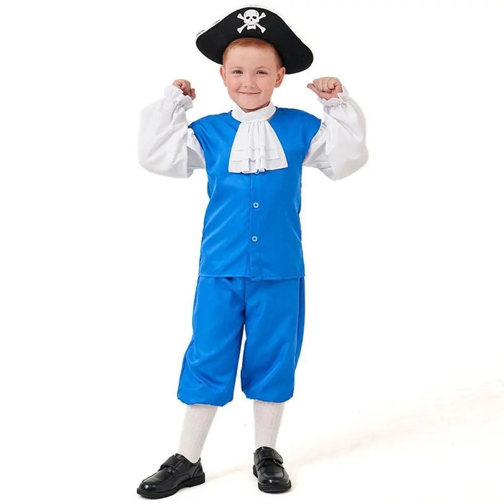Boy Pirate Outfit Vintage Cosplay Costume Carnival Halloween For Kids - Pajamasbuy