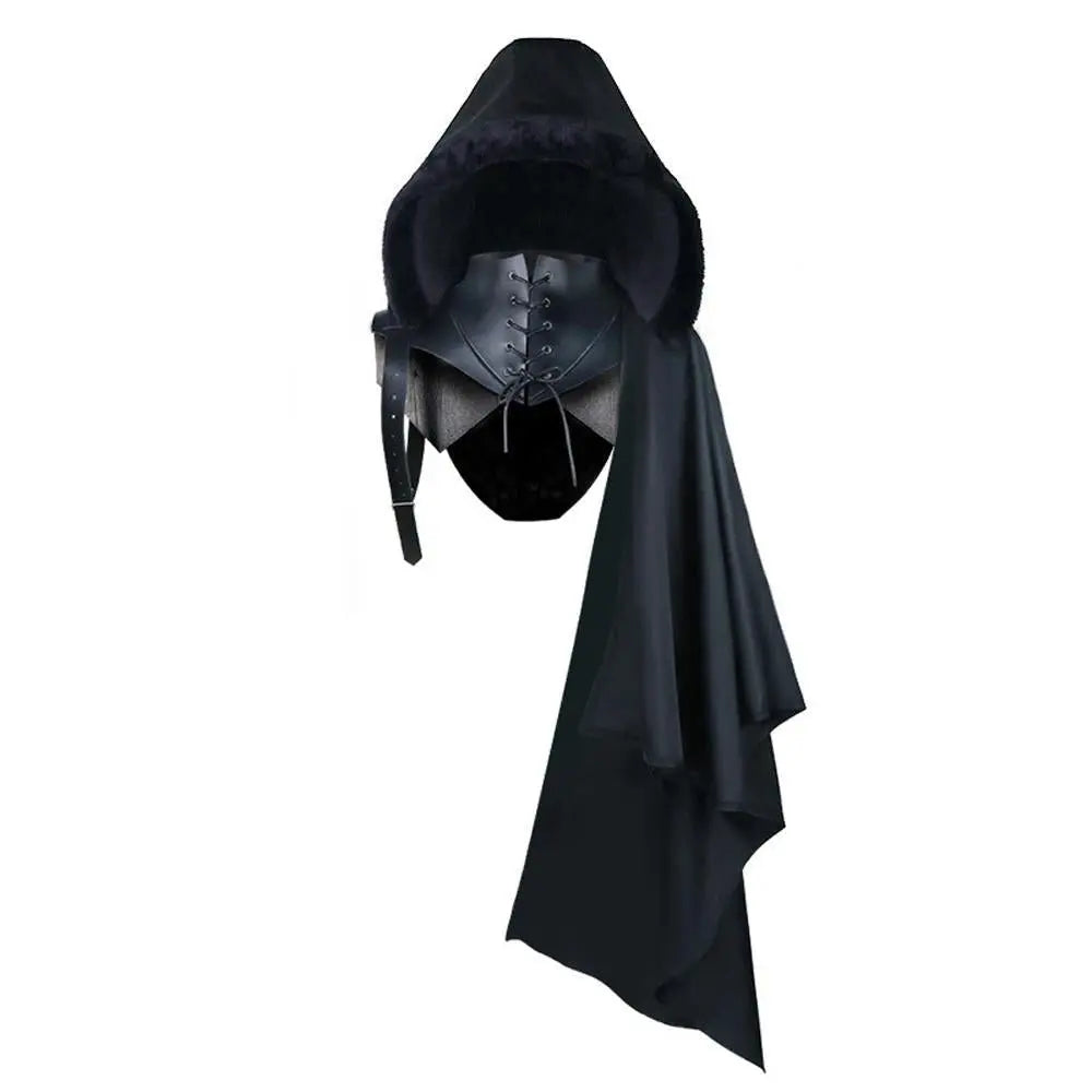 Death Cape Halloween Party Devil Cosplay Costume Vampire Cloak Midcentury Vintage Tippet for Men - Pajamasbuy