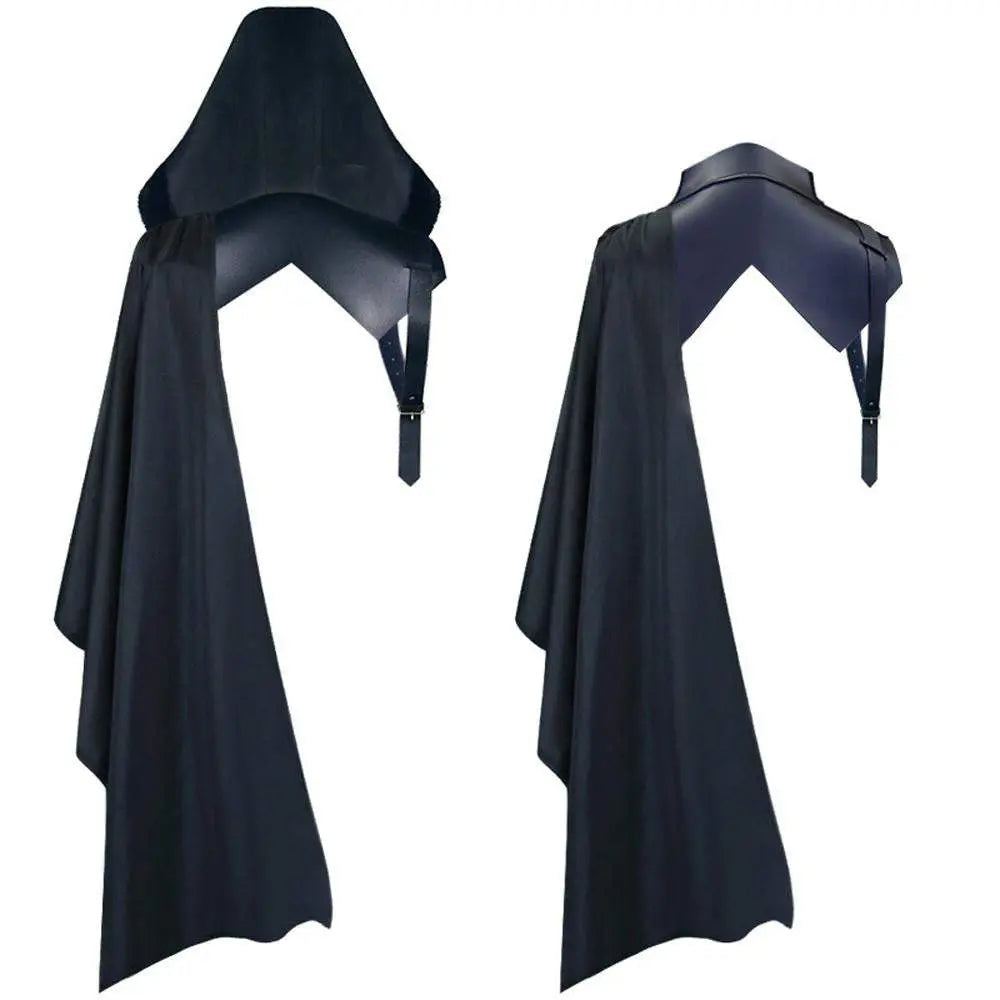 Death Cape Halloween Party Devil Cosplay Costume Vampire Cloak Midcentury Vintage Tippet for Men - Pajamasbuy