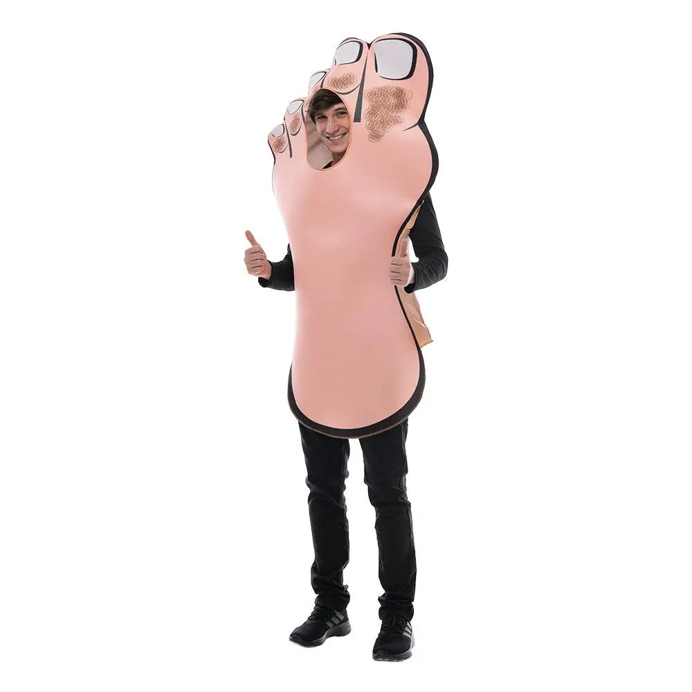 Funny Big Foot Cosplay Costume Halloween Stage Bar Party Outfit Dress Up for Adults - Pajamasbuy