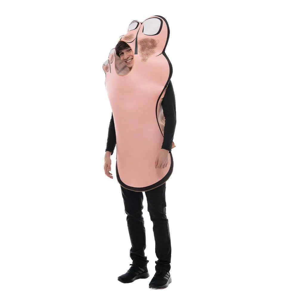 Funny Big Foot Cosplay Costume Halloween Stage Bar Party Outfit Dress Up for Adults - Pajamasbuy