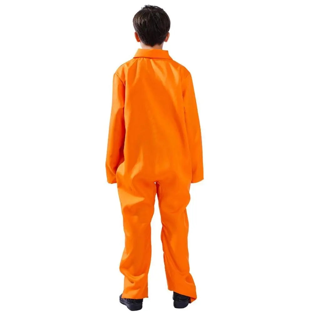 Halloween Boy's Costumes Prisoner Stage Performance Jumpsuit Cosplay Costume - Pajamasbuy