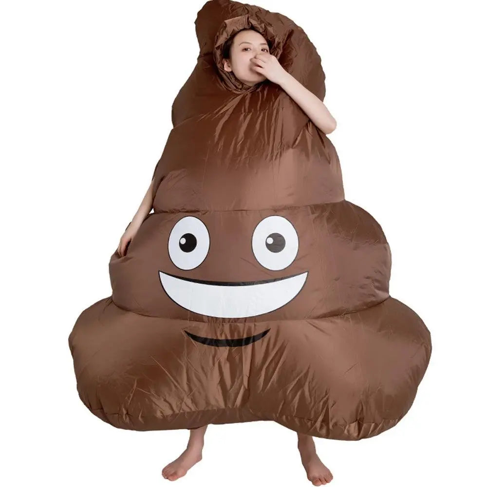 Halloween Emoji Poop Inflatable Party Stage Performance Cosplay Costume - Pajamasbuy