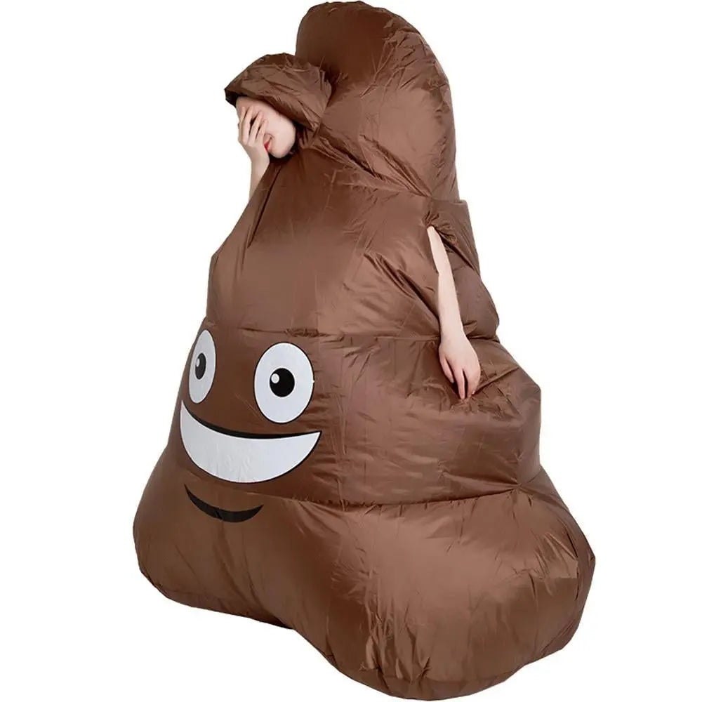 Halloween Emoji Poop Inflatable Party Stage Performance Cosplay Costume - Pajamasbuy