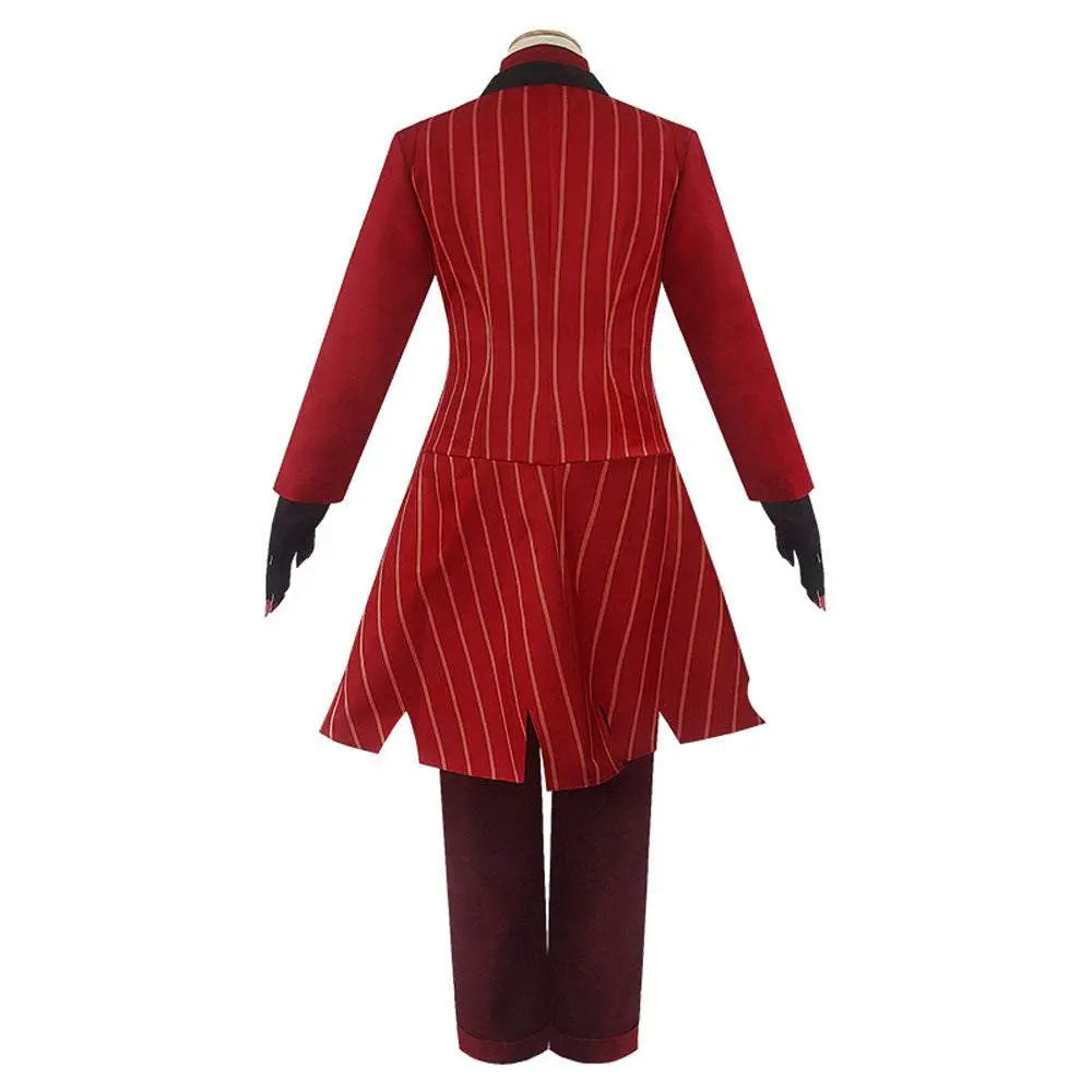 Hazbin Hotel Cosplay Costume Alastor Angel Dust Jacket Anime Halloween Suit Outfit Sets Dress Up For Adults - Pajamasbuy