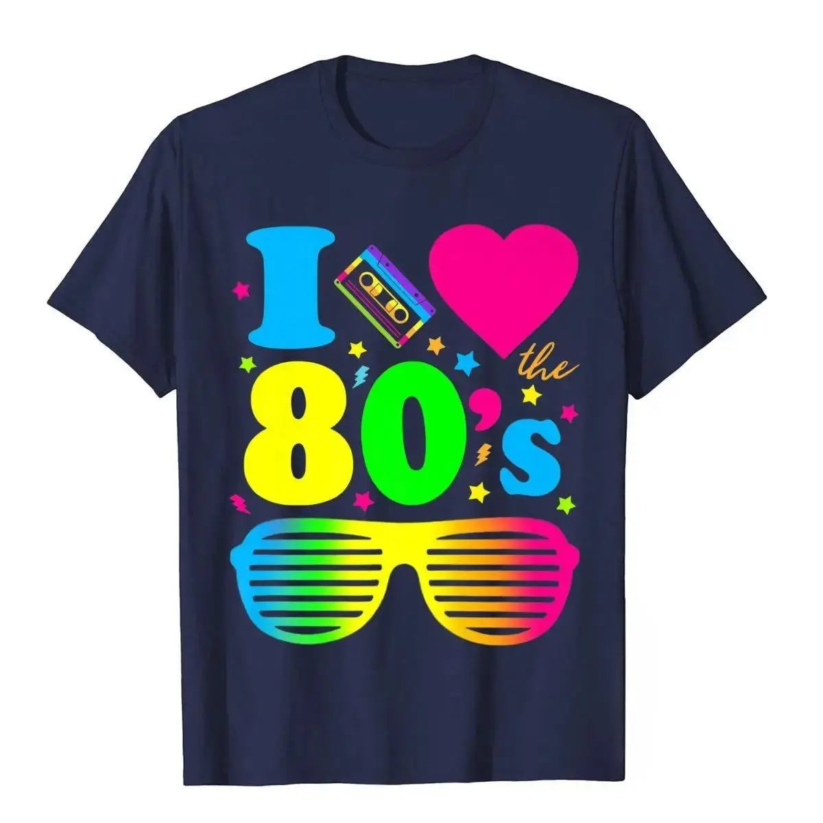 I Love 80s Men T-Shirt 1980s Costumes Cosplay Party Carnival|?PajmasBuy