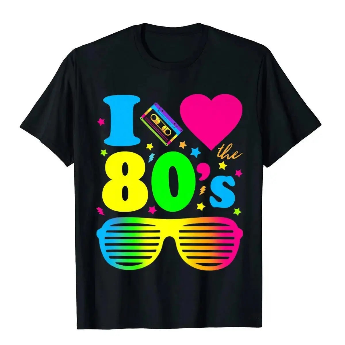 I Love 80s Men T-Shirt 1980s Costumes Cosplay Party Carnival|?PajmasBuy