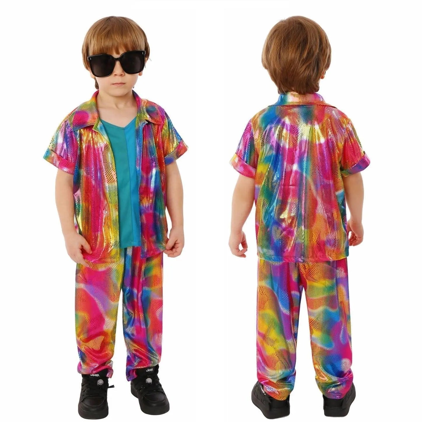 Kids Punk Style Halloween Costume Campus Role Play and Stage Performance Outfit - Pajamasbuy