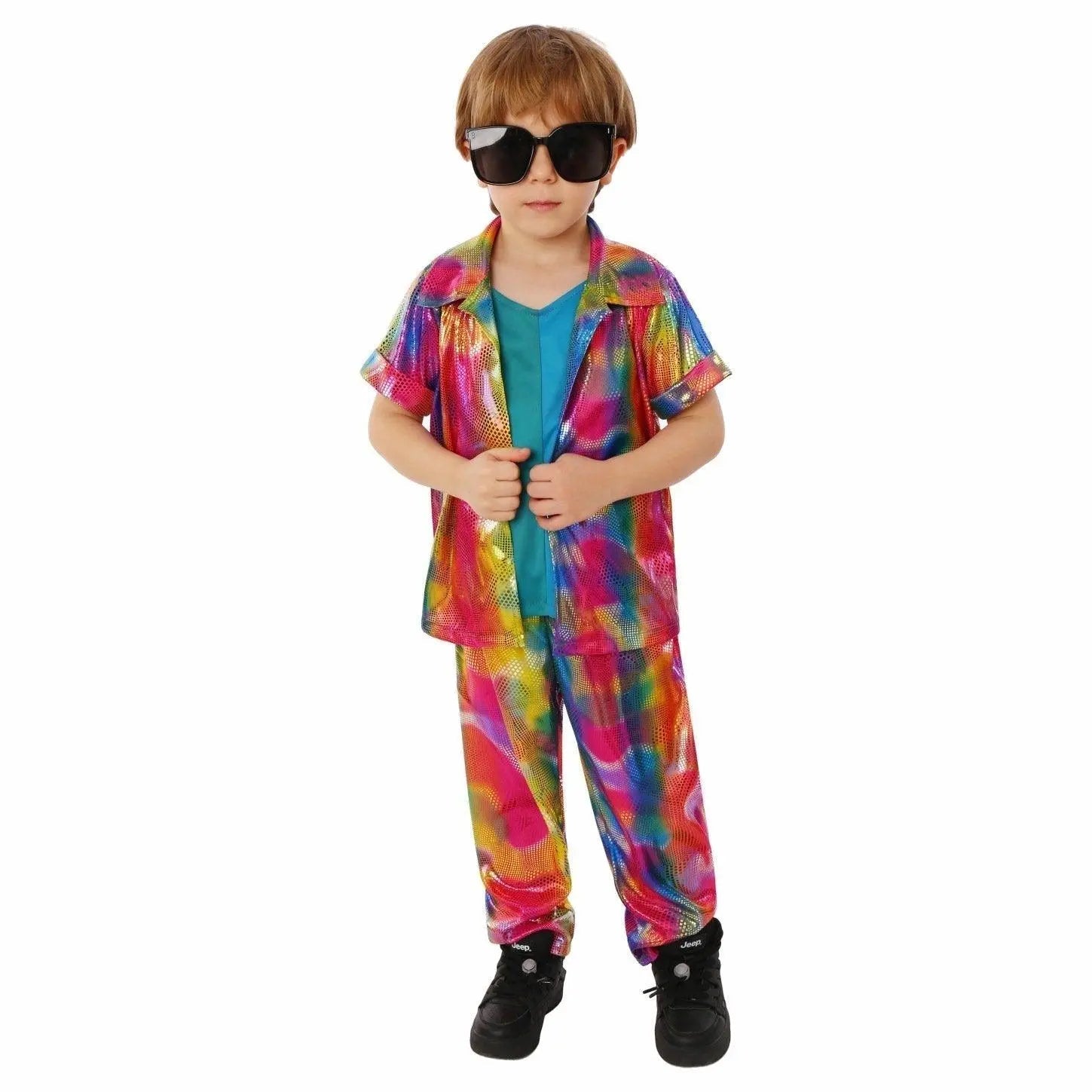 Kids Punk Style Halloween Costume Campus Role Play and Stage Performance Outfit - Pajamasbuy