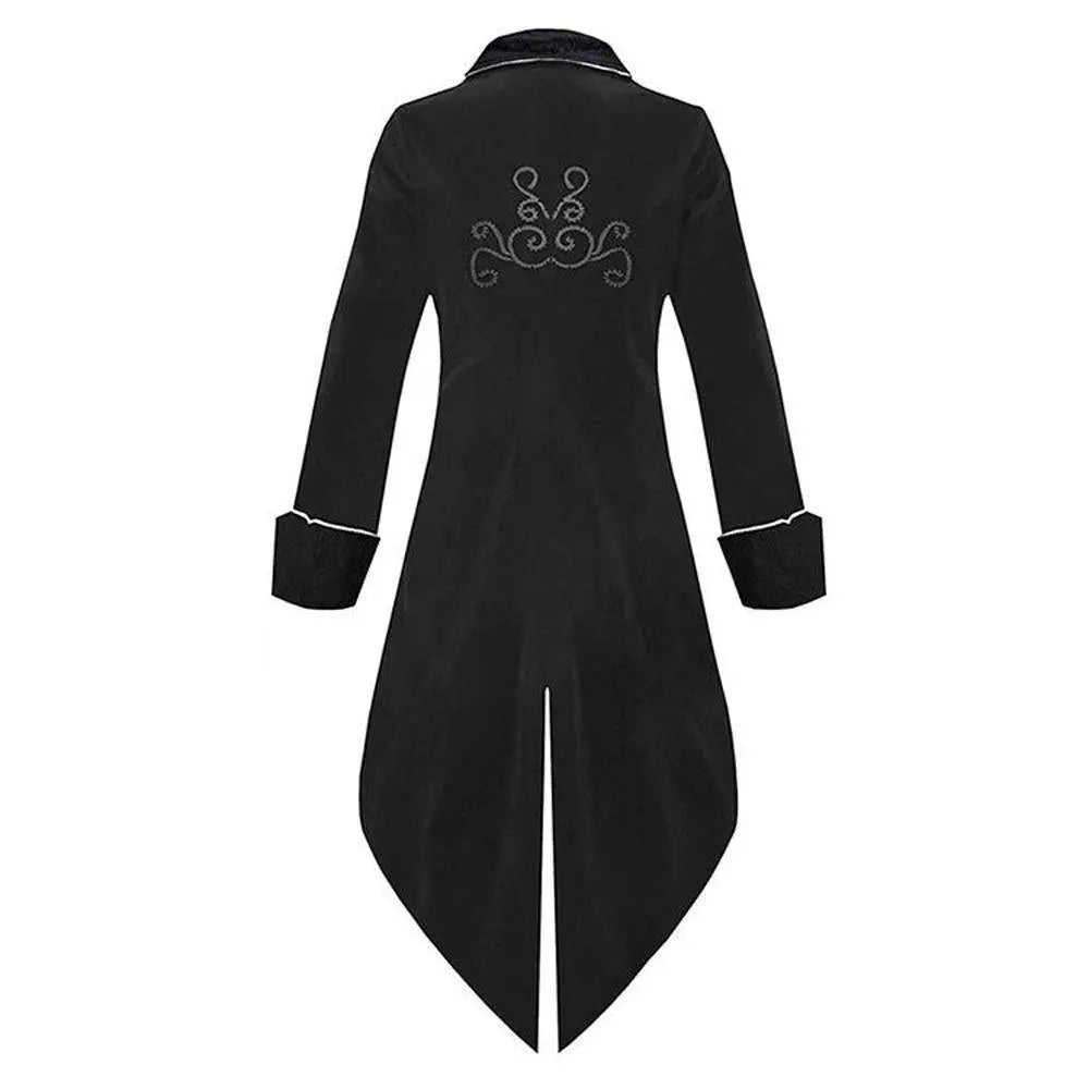Medieval Steampunk Tailcoat Halloween Costumes Vampire Gothic Jackets Vintage Coat For Men - Pajamasbuy