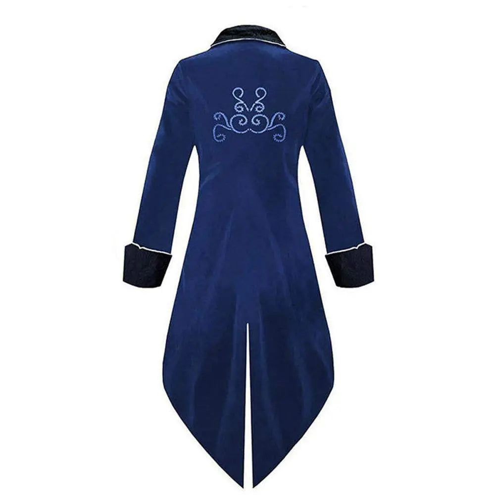 Medieval Steampunk Tailcoat Halloween Costumes Vampire Gothic Jackets Vintage Coat For Men - Pajamasbuy