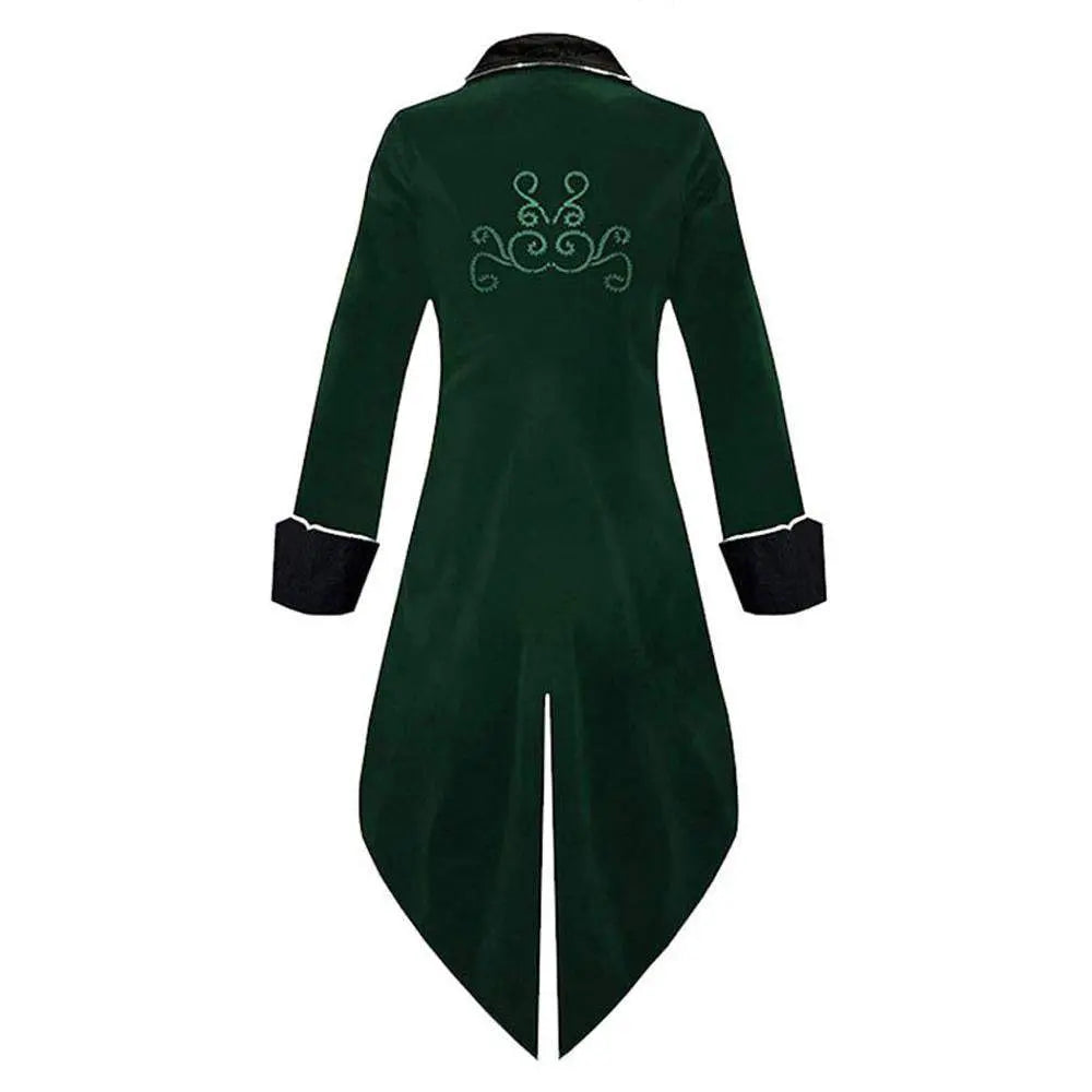 Medieval Steampunk Tailcoat Halloween Costumes Vampire Gothic Jackets Vintage Coat For Men - Pajamasbuy